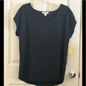 New COLDWATER CREEK Women's Black Silk Blouse Size M (10-12) Never Worn